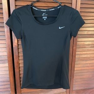 Nike Running Dri-Fit Short Sleeve Black Shirt